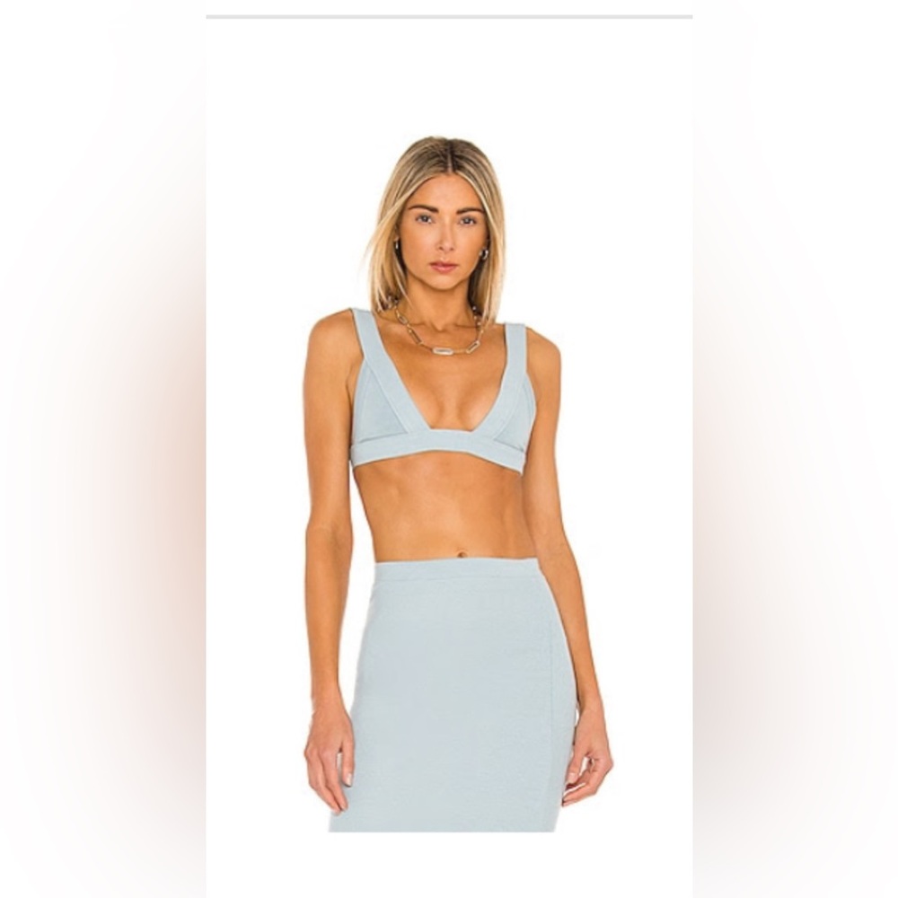 Indah Boss maxi and lente triangle bra in clear set